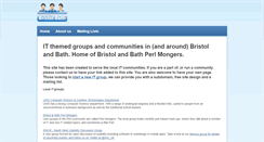 Desktop Screenshot of bristolbath.org